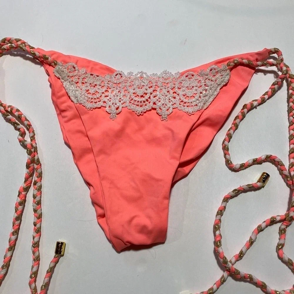 Beach Bunny Side Tie Bikini Bottom - Picture 3 of 8